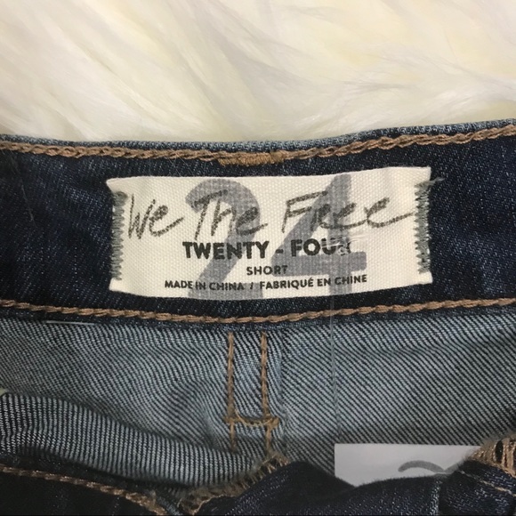 NWT FREE PEOPLE SHORT DENIM SKIRT SIZE 24 - Picture 7 of 9